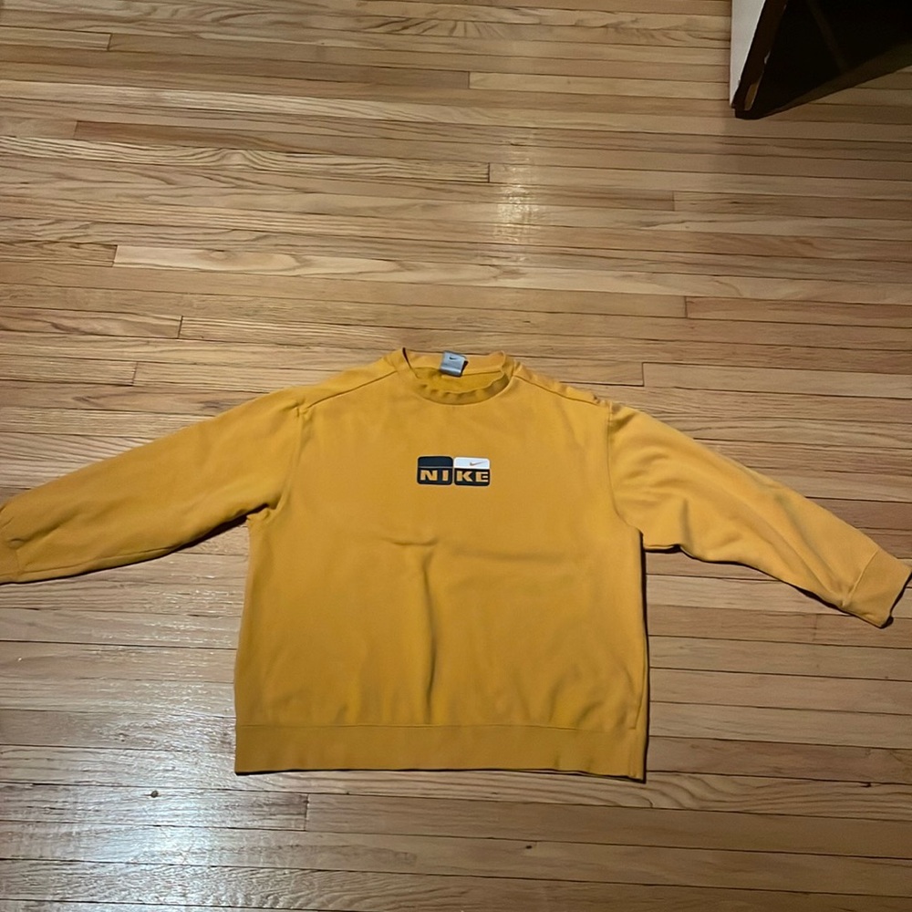 Orange/ yellow Nike crewneck sweater youth XL